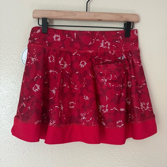 ❇️Grand Slam Red Floral Mini Skirt 2 for $22❇️ - Picture 5 of 6